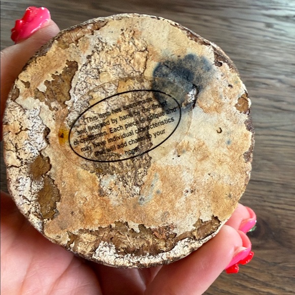 Rustic Textured Ceramic Vase - Picture 5 of 16